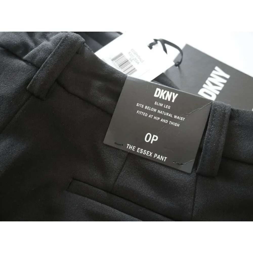 DKNY Women's Midi Rise Skinny Petite Essex Pants Black 0P - Picture 10 of 11